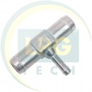 Трійник Аткієр для охолоджувальної рідини 19x19x8 мм метал (TE.003)