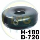 Тороїдальний балон зовнішній Green Gas 54 літри 180х720 мм