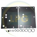 Ремкомплект для редуктора BRC Genius Max чорного кольору (Memtex, Болгарія)