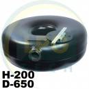 Тороідальний балон зовнішній 200х650 мм 51 л Green Gas