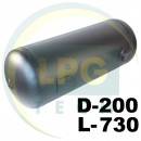 Баллон гбо Green Gas 20 литров 200 х 730 мм для пропана