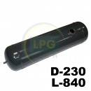 Балон пропан циліндричний Atiker 30 літрів 230 х 840 мм