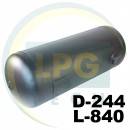 Баллон пропан цилиндрический  37 литров 244 х 840 мм Green Gas