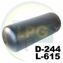 Баллон пропан цилиндрический 27 литров 244 х 615 мм Green Gas