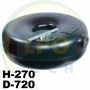 Тороідальний балон 89 літрів Green Gas зовнішній 270х720 мм