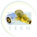 Штуцер-з'єднувач  М12х1/d8 кутовий для термопластикової трубки (GZ-1315)