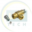 Трійник метан Т-образний D6 (M12x1) - манометр (1/4G) - D6 (M12x1) Atiker (ST.040)