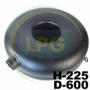 Балон пропан тороідальний Atiker 48 літрів 225х600 мм зовнішній пустотілий