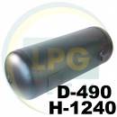 Балон пропан циліндричний Novogas 210 літрів 490x1240 мм